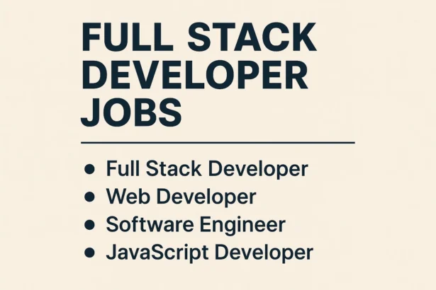 full stack developer jobs