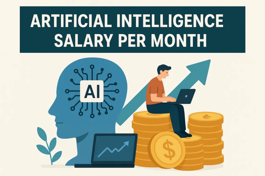 artificial intelligence salary per month