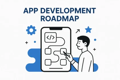 app development roadmap blog banner by scaler