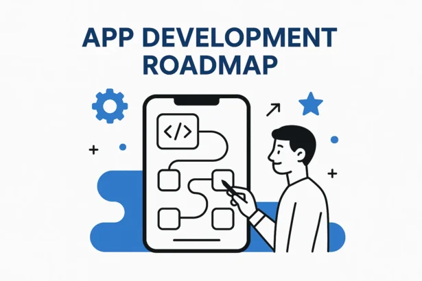 app development roadmap blog banner by scaler