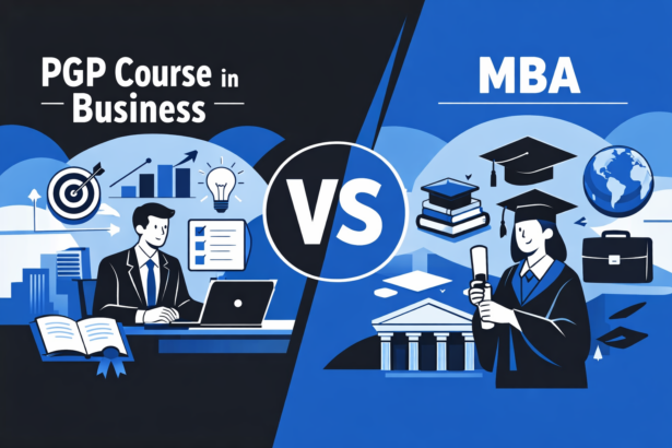 pgp course in business vs mba