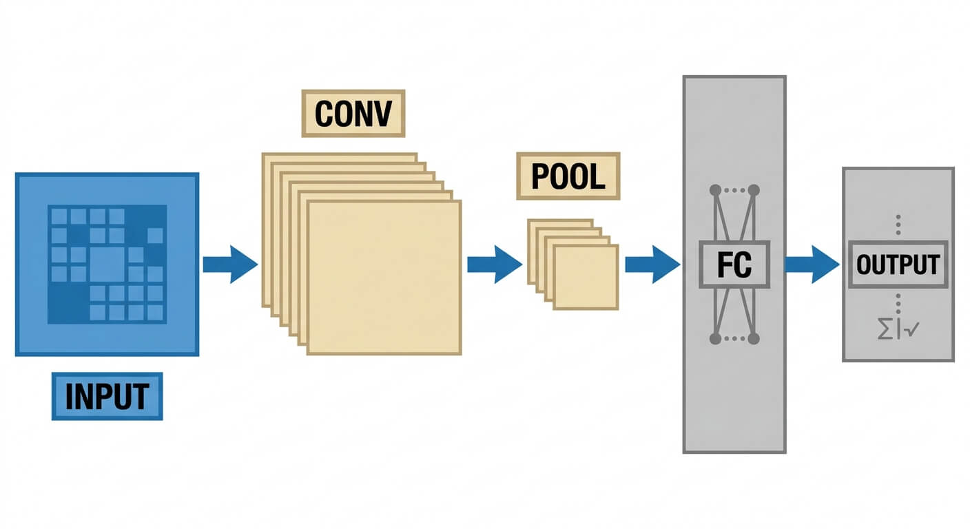 A highly detailed, multi-tiered architecture diagram showing the five layers of Generative AI (Infrastructure, Data, Foundation Models, Orchestration, Application), detailing the flow of data from raw inputs through vector databases, LLMs, and out to the end-user application via APIs.