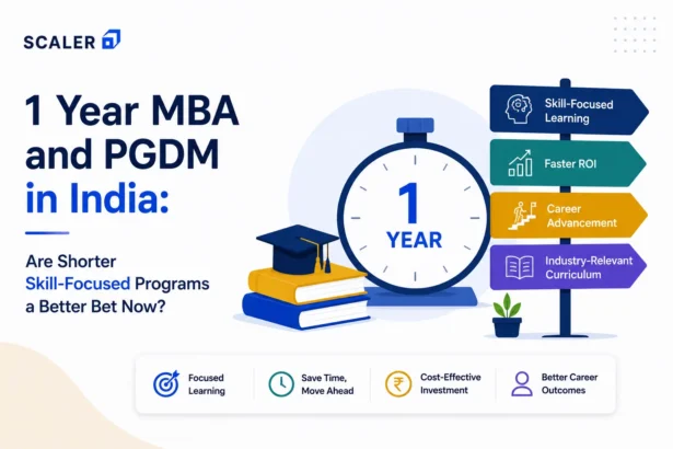 1 year mba vs pgdm course