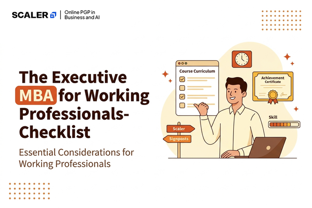 Executive mba for working professional