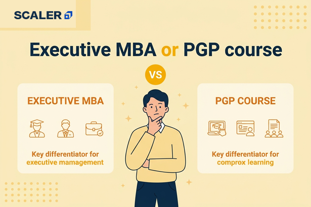 executive mba or pgp course